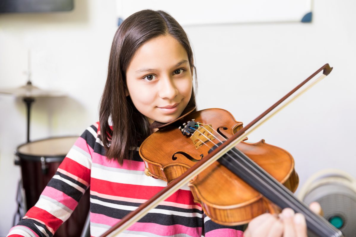 Girl Playing Violin